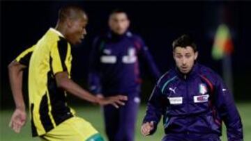 De Rossi no participa en la goleada de Italia ante el Guateng All Stars