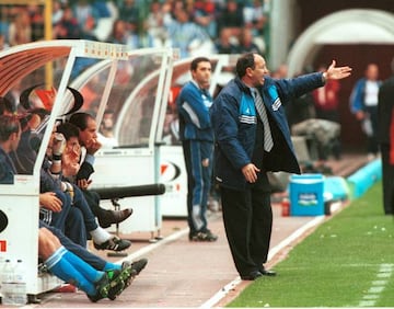 Javier Irureta en el Deportivo - Zaragoza el a&ntilde;o 2000