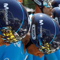 Los españoles en el Tour: Movistar, décimo en la crono