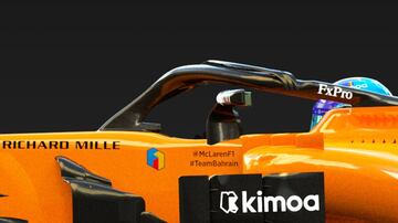El dise?o Est¨¢ inspirado por el propio Fernando Alonso, basado en el distintivo azul, amarillo y rojo de los colores de su casco (los que rinden un homenaje considerable a su regi¨®n natal de Asturias, en el norte de Espa?a).