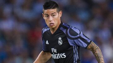 James could play his last game for Madrid against Celta