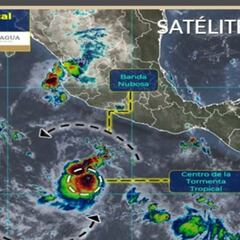 Se forma la Tormenta Tropical Frank frente a las costas de Guerrero