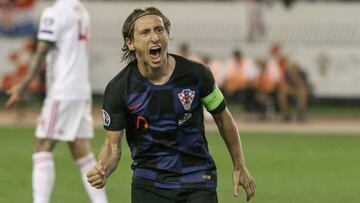 Modric se afina con Croacia pensando en el Clásico