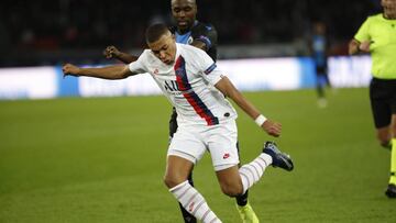 Kylian Mbappe of PSG during the UEFA Champions League, Group A football match between Paris Saint-Germain and Club Brugge on November 6, 2019 at Parc des Princes stadium in Paris, France - Photo Mehdi Taamallah / DPPI
 
 
 06/11/2019 ONLY FOR USE IN SPAIN