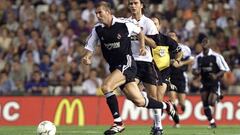 El debut liguero de Zidane como jugador del Real Madrid fue en Mestalla