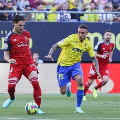 El Cádiz pierde a Roger Martí por lesión