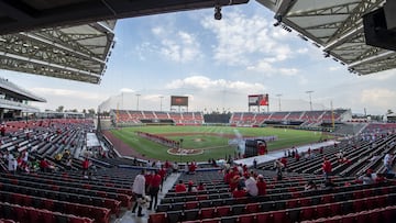 General View Stadium during the game El Aguila de Veracruz vs Diablos Rojos de Mexico, corresponding to the Inaugural Game 1 of the Series, Season 2021 of the Mexican Baseball League, at the Alfredo Harp Helu Stadium, on May 21, 2021.

<br><br>

Vista general del Estadio durante el juego El Aguila de Veracruz vs Diablos Rojos de Mexico, correspondiente al juego 1 Inaugural de la Serie, Temporada 2021 de la Liga Mexicana de Beisbol, en el Estadio Alfredo Harp Helu, el 21 de Mayod e 2021.