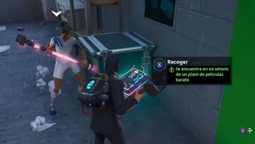 Fortnite Battle Royale: cómo conseguir el Fortbyte #65 en un sótano de un plató de películas barato