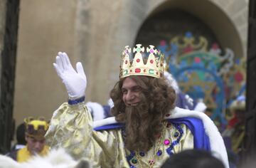 El gaditano Joaquín se disfrazó del Rey Gaspar.