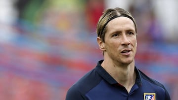 Fernando Torres after breaking the deadlock against Levante