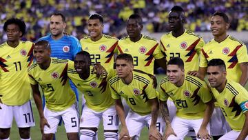 Selección Colombia, en partido amistoso ante Argentina