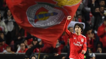 El delantero portugu&eacute;s del Benfica, Joao F&eacute;lix, durante un partido.