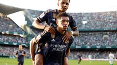 Rodrygo y Bellingham, con el Real Madrid.