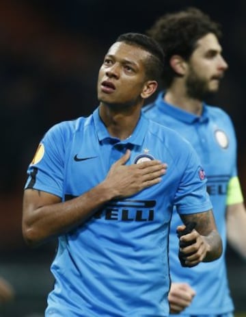 Fredy Guarín, jugador colombiano del Inter de Milan. 
