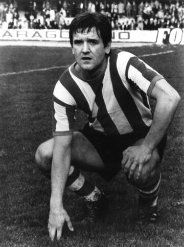 Jugó entre 1962 y 1974 en el Athletic donde ganó dos Copas del Generalísmo (1969 y 1973) y un trofeo Pichichi (1968).