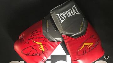 Fernando Torres presume del regalo de Canelo Álvarez