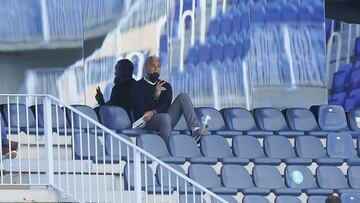 Pellicer no pudo seguir el M&aacute;laga - Castell&oacute;n desde el banquillo por sanci&oacute;n.