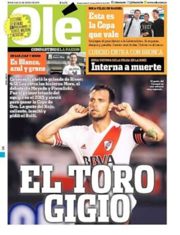 Portadas de la prensa deportiva