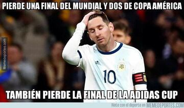 Messi, protagonista de los memes de los partidos internacionales