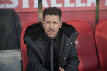 El técnico del Atlético de Madrid, Diego Pablo Simeone. 