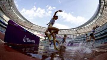 La prueba de 3.000 obstáculos en Bakú.