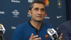 Valverde: "Contamos con Neymar... y él con nosotros"