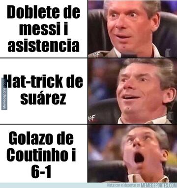 Los memes de la goleada del Barcelona al Girona