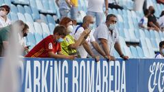 Aficionados en La Romareda durante el Trofeo Ciudad de Zaragoza.