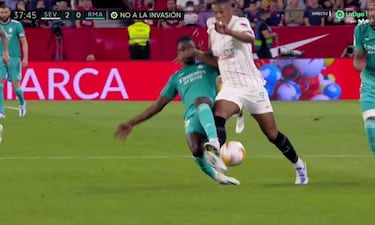 La pol¨¦mica del Sevilla-Madrid: un penalti no pitado, la falta del 1-0, gol anulado a Vinicius...