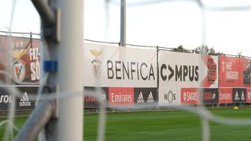 El campo de entrenamientos del Benfica en Lisboa.