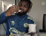 Allan Saint-Maximin ya se enamoró de los tacos: “Ah cabrón, son muy picantes”