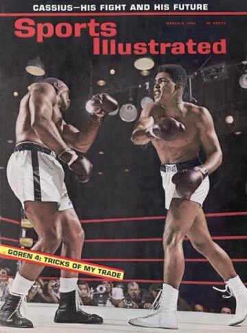 El 25 de febrero, Clay subió al ring del Convention Center de Miami y ganó el Mundial de los pesados al brutal Sonny Liston. “¡Soy el rey del mundo!”.