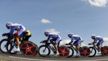 Registran el autobús del equipo Quick Step