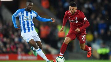 Alex Oxlade-Chamberlain volvió a jugar con la camiseta del Liverpool.