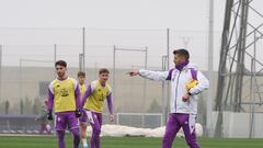 24/01/24  REAL VALLADOLID  ENTRENAMIENTO 
PEZZOLANO 