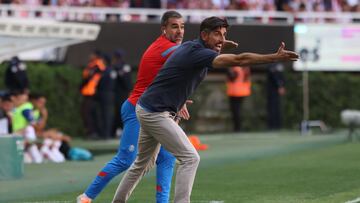 Veljko Paunovic head coach of Guadalajara during the game Guadalajara vs Necaxa, corresponding to Round 14 of the Torneo Clausura 2023 of the Liga BBVA MX, at Akron Stadium, on April 08, 2023.
<br><br>
Veljko Paunovic Director Tecnico de Guadalajara durante el partido Guadalajara vs Necaxa, Correspondiente a la Jornada 14 del Torneo Clausura 2023 de la Liga BBVA MX, en el Estadio Akron, el 08 de Abril de 2023.
