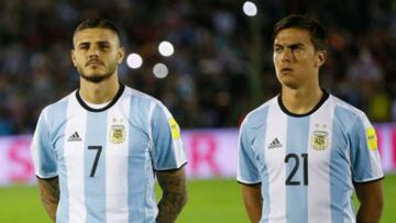 Icardi y Dybala piden sitio a Sampaoli: quieren ir a Rusia