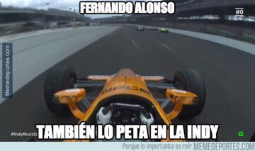 Los memes más divertidos del abandono de Alonso en la Indy