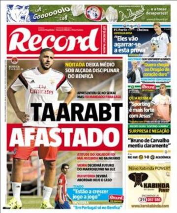 Portadas de la prensa deportiva