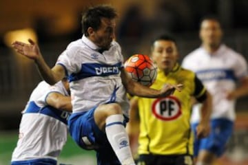 San Luis y Universidad Católica se enfrentaron en la cancha del Lucio Fariña de Quillota. 