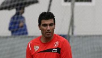 Reyes en un entrenamiento preparando el encuentro de Copa contra el Atl&eacute;tico de Madrid.