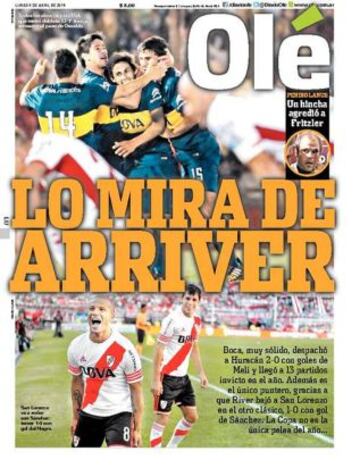 Portadas de la prensa deportiva