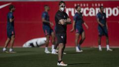 Lopetegui, en un entrenamiento.