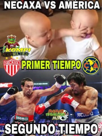 Necaxa y América empataron y desataron el enojo de los memes