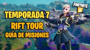 Desaf&iacute;os Rift Tour de Fortnite; c&oacute;mo completar todas los misiones y recompensas