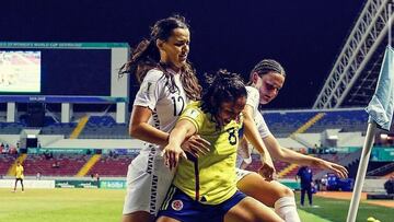 María Camila Reyes, en acción de juego.