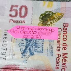 Buscan a dueño del billete de 50 pesos, “último domingo del abuelo”