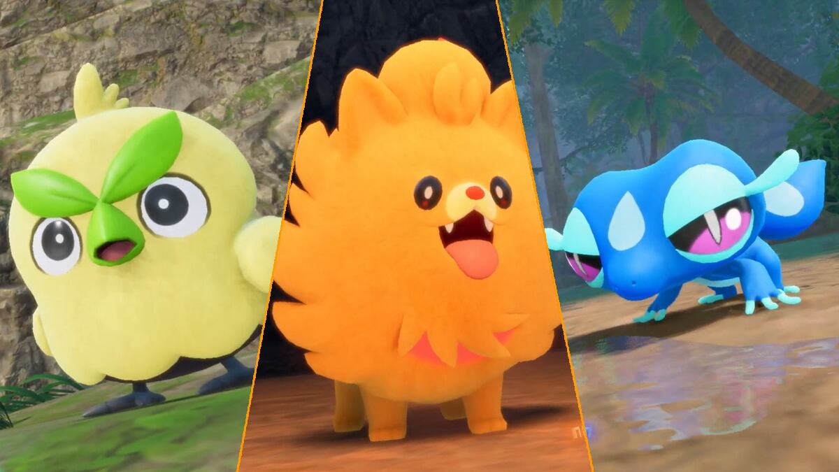 Pokémon Viento y Oleaje revelan a sus starters: así son los nuevos Pokémon iniciales que nos acompañarán en Nintendo Switch 2