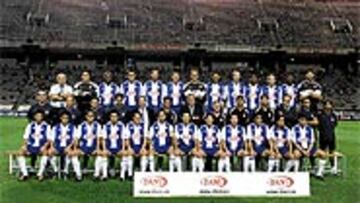 La plantilla al completo.