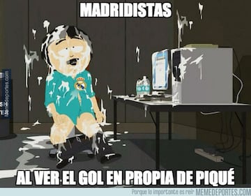 Barcelona-Real Madrid: Casemiro, el autogol de Piqué... los mejores memes